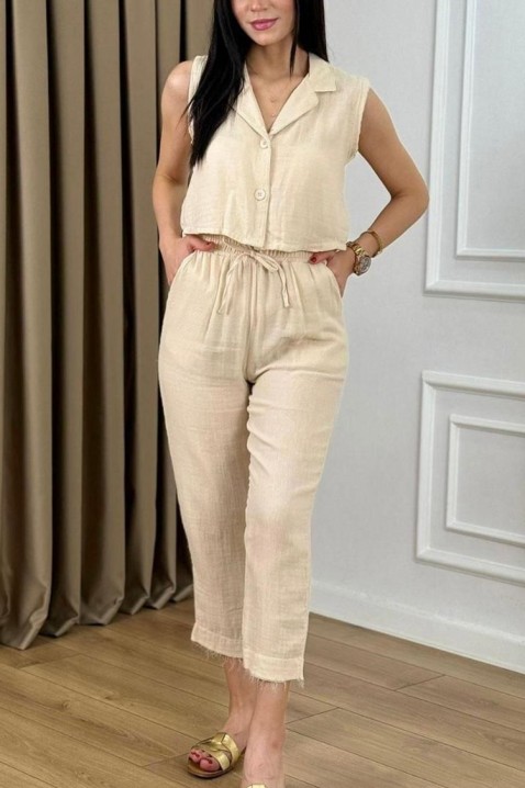 Komplet ZARAKAVA BEIGE, Boja: bež, IVET.HR - MODERNA ODJEĆA