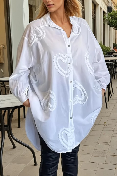 Ženska košulja MADERINA WHITE, Boja: bijela, IVET.HR - MODERNA ODJEĆA