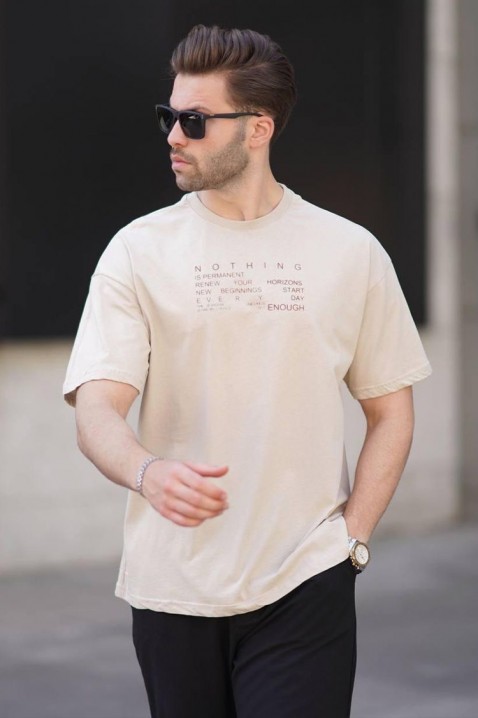 Muška majica TARMEDO BEIGE, Boja: bež, IVET.HR - MODERNA ODJEĆA