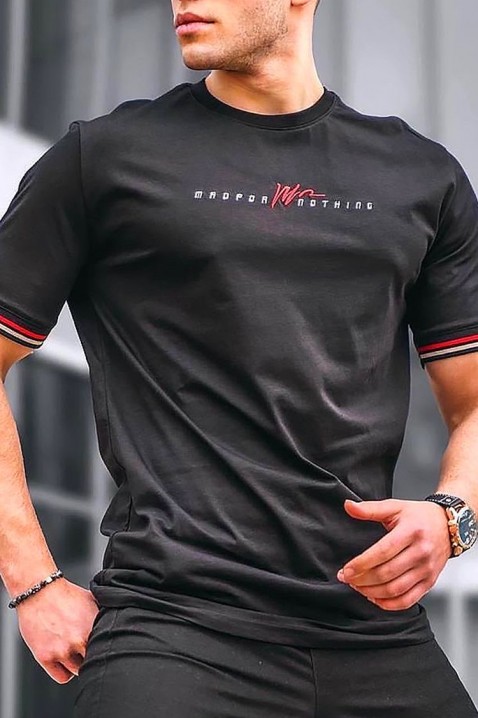 Muška majica MRONSON BLACK, Boja: crna, IVET.HR - MODERNA ODJEĆA