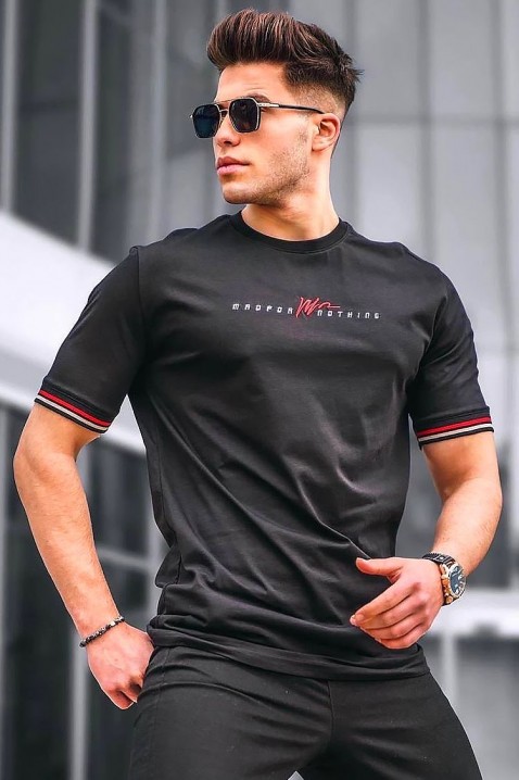 Muška majica MRONSON BLACK, Boja: crna, IVET.HR - MODERNA ODJEĆA