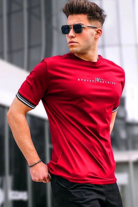 Muška majica MRONSON RED, Boja: crvena, IVET.HR - MODERNA ODJEĆA