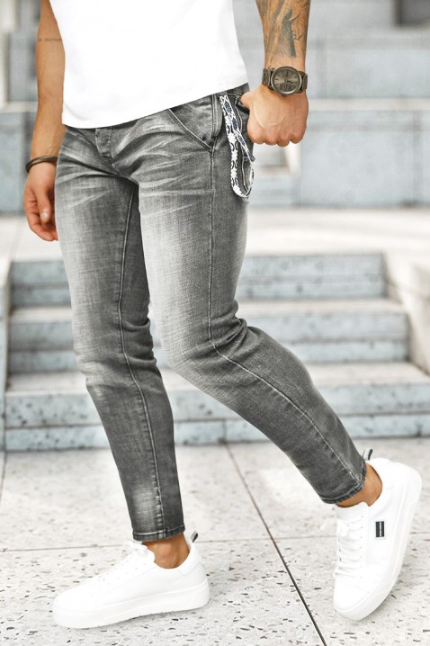 Traperice DENIMZO BLACK, Boja: crna, IVET.HR - MODERNA ODJEĆA