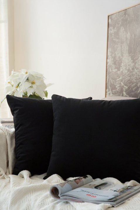 Jastučnica FLOMEJA BLACK 40х40 cm, Boja: crna, IVET.HR - MODERNA ODJEĆA
