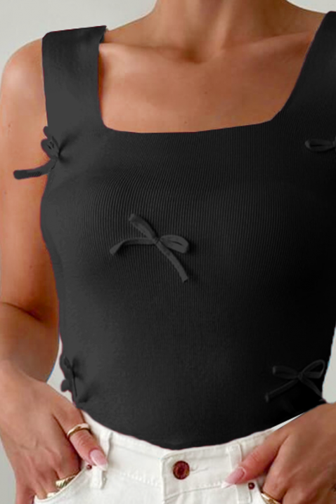 Top PLISIA BLACK, Boja: crna, IVET.HR - MODERNA ODJEĆA