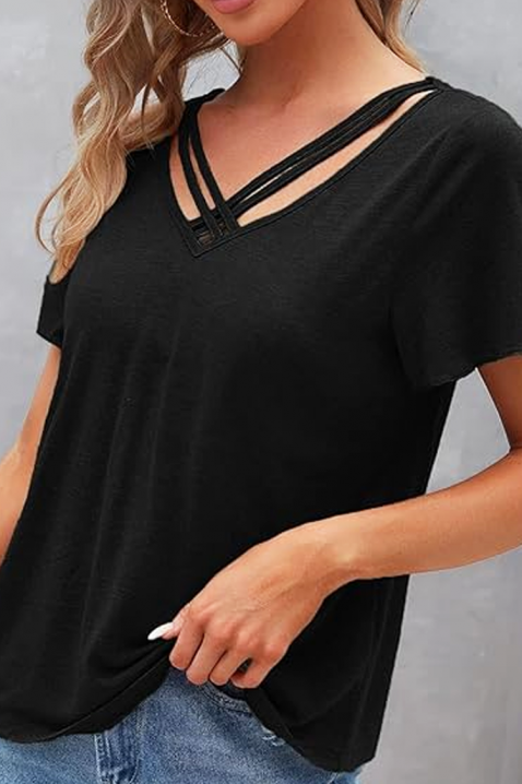 Majica SANTIAGA BLACK, Boja: crna, IVET.HR - MODERNA ODJEĆA
