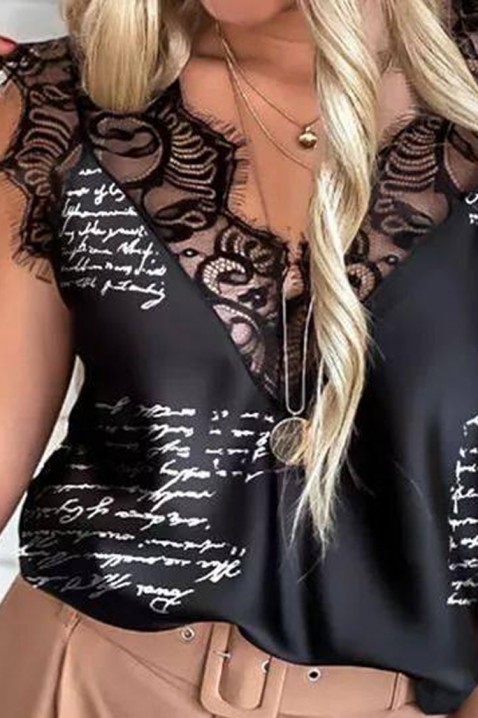 Top BONESITA BLACK, Boja: crna, IVET.HR - MODERNA ODJEĆA