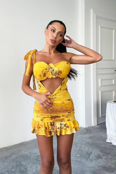 Haljina CAFENITA YELLOW, Boja: žuta, IVET.HR - MODERNA ODJEĆA