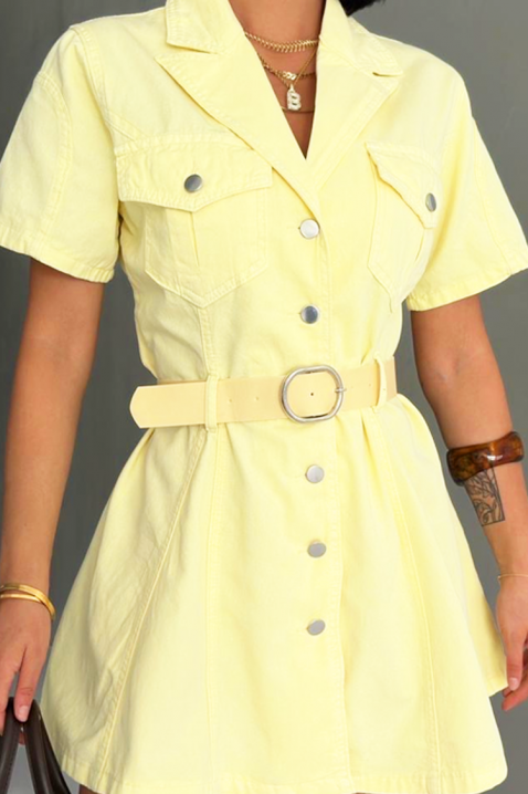 Haljina KOPNENA YELLOW, Boja: žuta, IVET.HR - MODERNA ODJEĆA