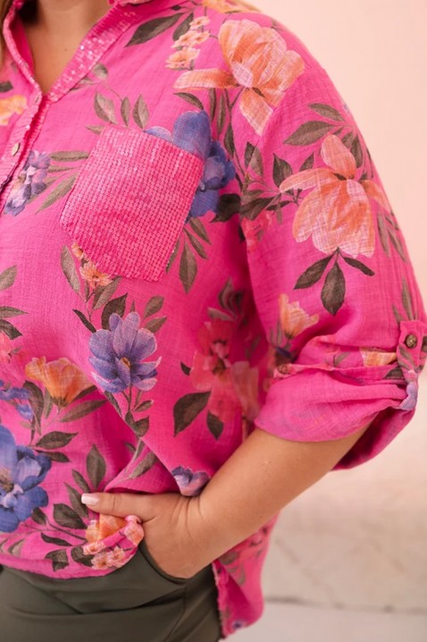Ženska košulja MORLENDA PINK, Boja: roza, IVET.HR - MODERNA ODJEĆA