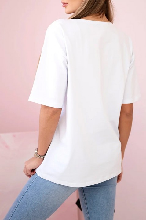 Majica GLOMENDA WHITE, Boja: bijela, IVET.HR - MODERNA ODJEĆA
