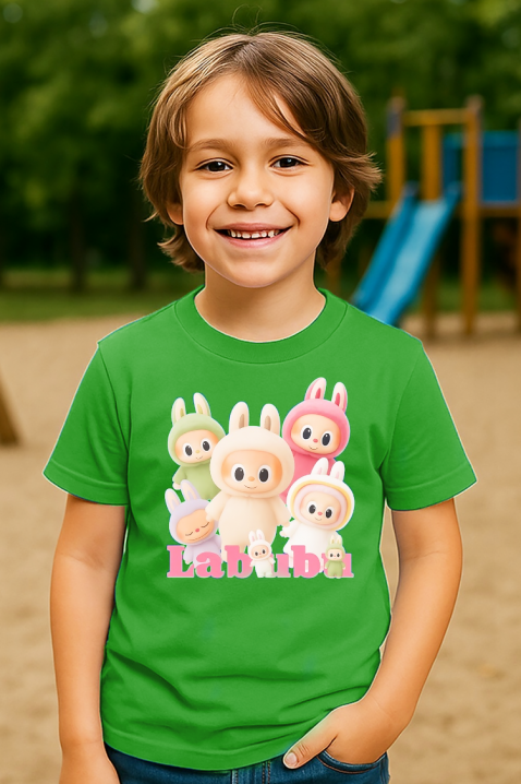 Dječija majica LABUBU KIDDY GREEN, Boja: zelena, IVET.HR - MODERNA ODJEĆA