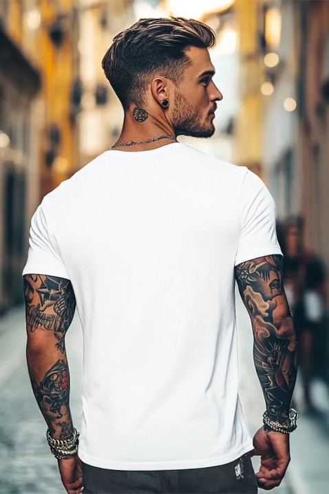 Muška majica BERKEDO WHITE, Boja: bijela, IVET.HR - MODERNA ODJEĆA