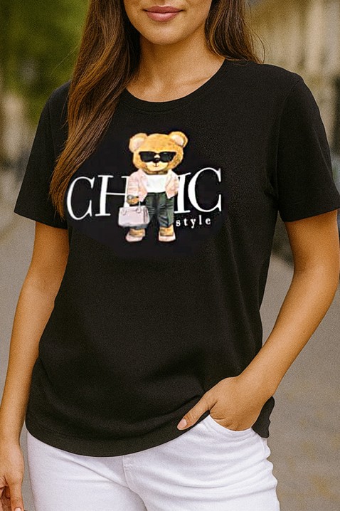 Majica CLIKONA BLACK, Boja: crna, IVET.HR - MODERNA ODJEĆA