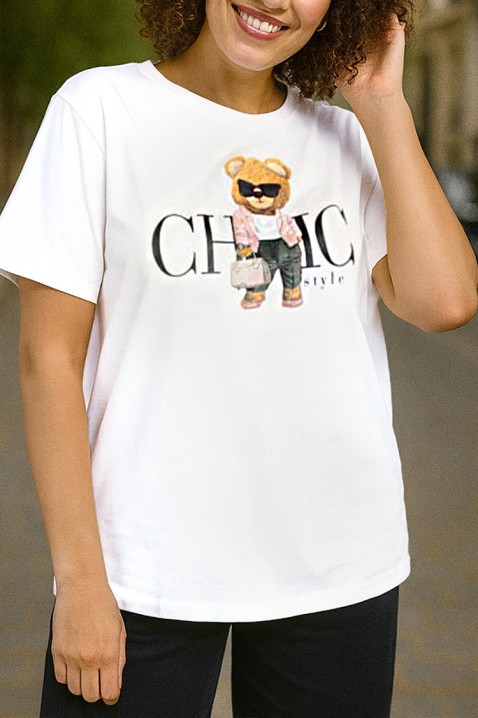 Majica CLIKONA WHITE, Boja: bijela, IVET.HR - MODERNA ODJEĆA