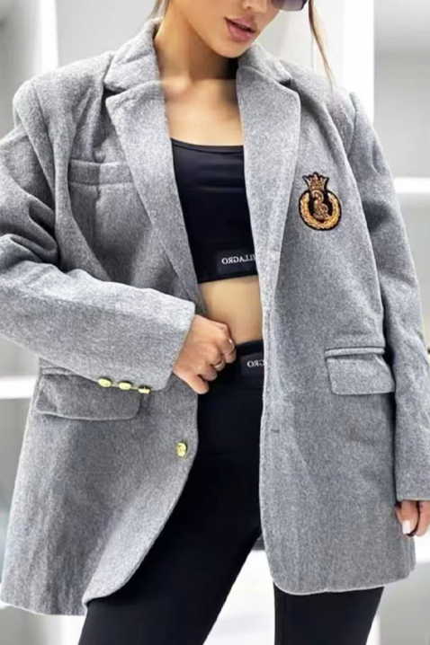 Sako DESILENA GREY, Boja: siva, IVET.HR - MODERNA ODJEĆA