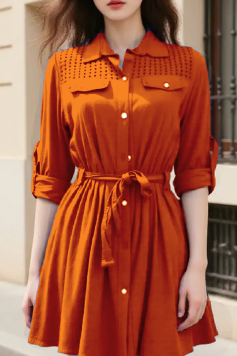 Haljina DELFERZA ORANGE, Boja: narančasta, IVET.HR - MODERNA ODJEĆA