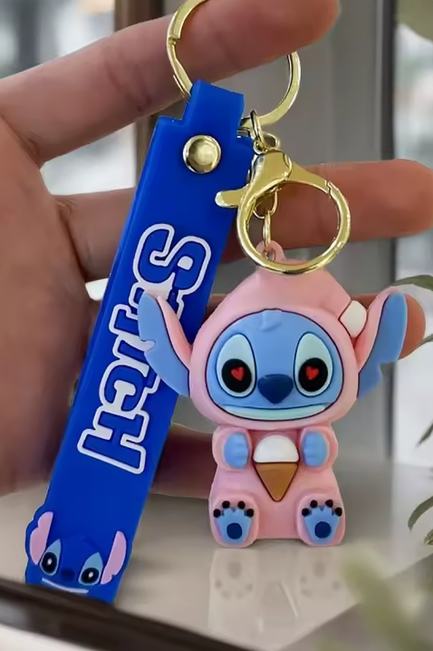 Privjesak STITCH LOVE, Boja: roza, IVET.HR - MODERNA ODJEĆA