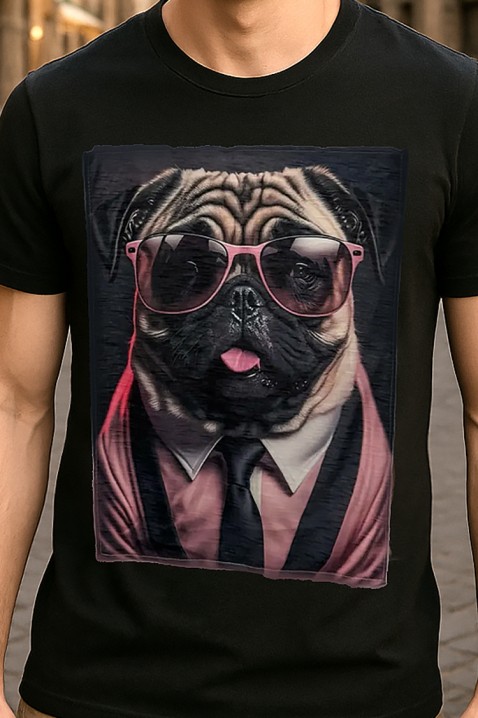 Muška majica DOGGO BLACK, Boja: crna, IVET.HR - MODERNA ODJEĆA