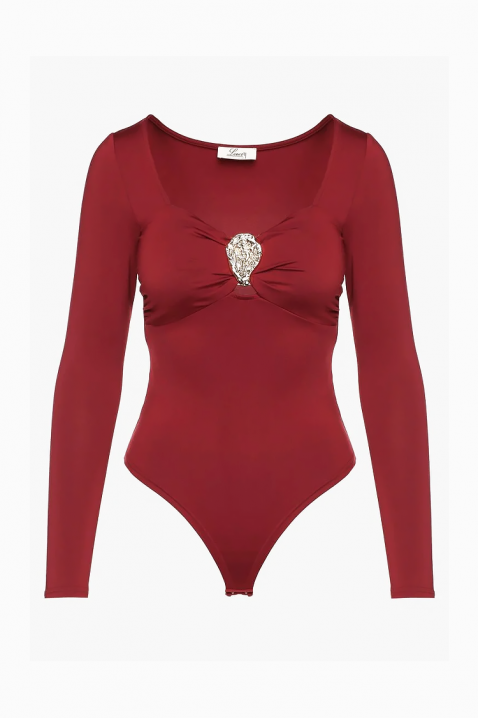 Bodi - bluza ROMINFA RED, Boja: crvena, IVET.HR - MODERNA ODJEĆA