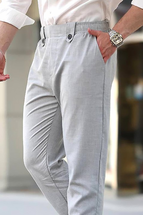 Muške hlače NEJEZO GREY, Boja: siva, IVET.HR - MODERNA ODJEĆA