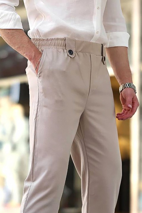 Muške hlače NEJEZO BEIGE, Boja: bež, IVET.HR - MODERNA ODJEĆA