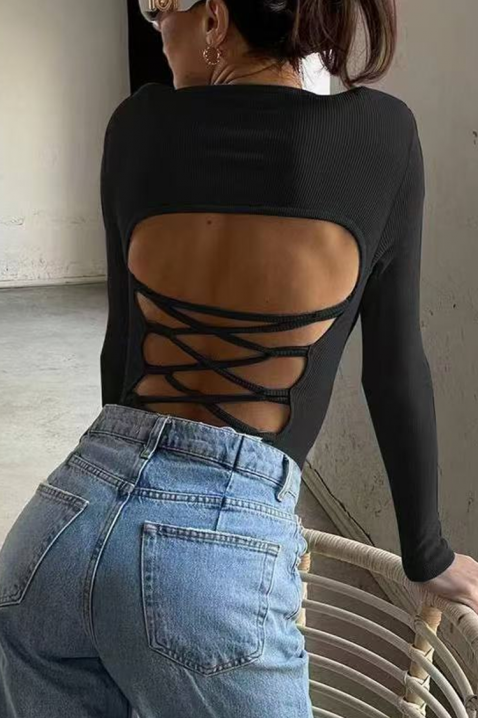 Bodi - bluza BROLTERZA BLACK, Boja: crna, IVET.HR - MODERNA ODJEĆA