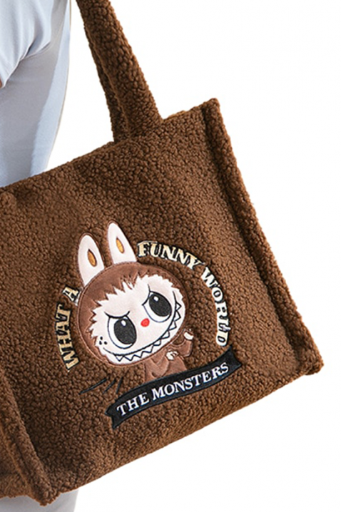 Torba LABUBU MONSTERS BROWN, Boja: smeđa, IVET.HR - MODERNA ODJEĆA