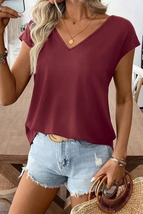 Majica PRIOLA BORDO, Boja: bordo, IVET.HR - MODERNA ODJEĆA