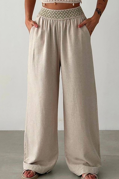 Pantalone SINEYA, Boja: bež, IVET.HR - MODERNA ODJEĆA