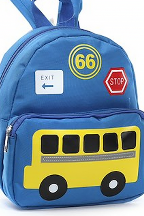Dječji ruksak BUSCHOOL BLUE, Boja: plava, IVET.HR - MODERNA ODJEĆA