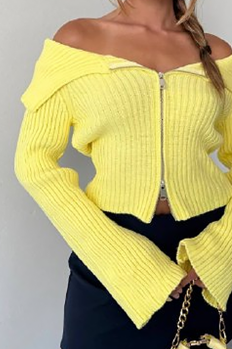 Kardigan TREMORDA YELLOW, Boja: žuta, IVET.HR - MODERNA ODJEĆA