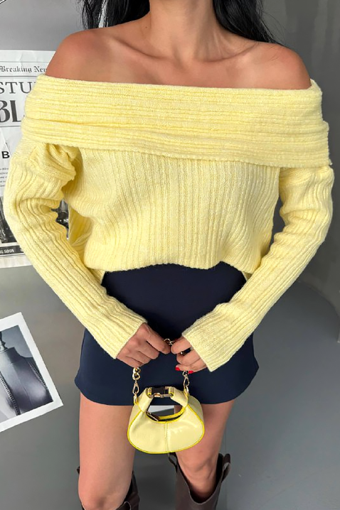 Džemper POLINADA YELLOW, Boja: žuta, IVET.HR - MODERNA ODJEĆA