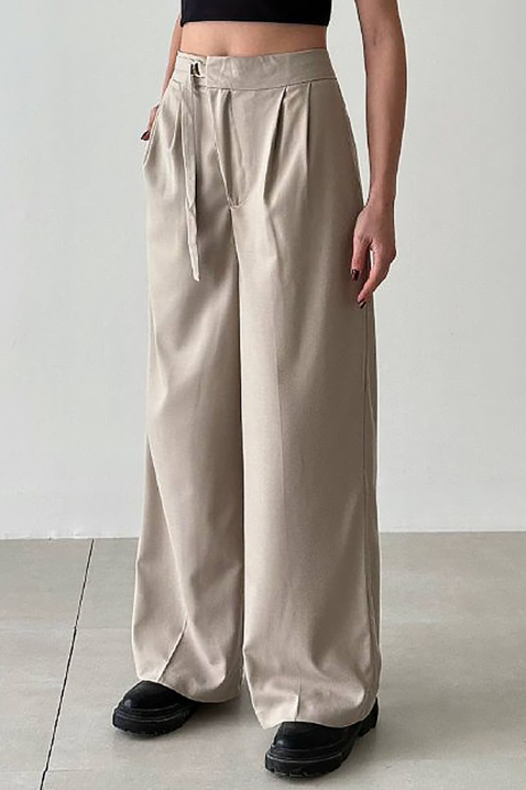 Hlače ELAINA BEIGE, Boja: bež, IVET.HR - MODERNA ODJEĆA