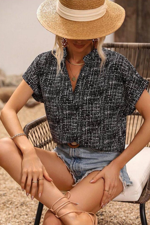 Ženska bluza AZURENA BLACK, Boja: crna, IVET.HR - MODERNA ODJEĆA