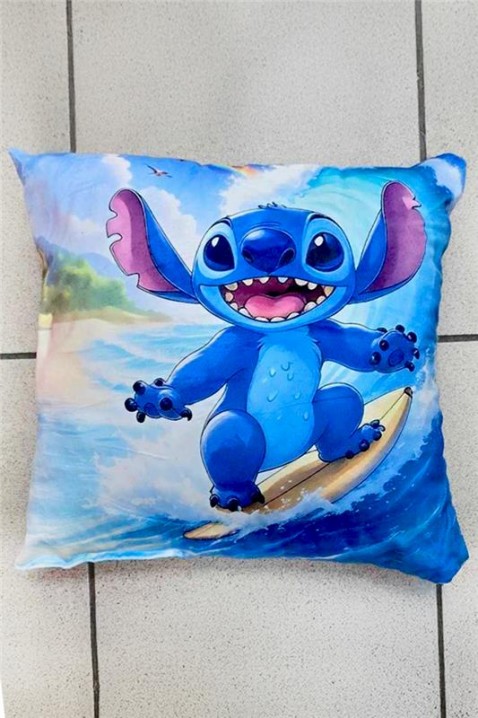 Dječji jastuk STITCH SURF, Boja: plava, IVET.HR - MODERNA ODJEĆA