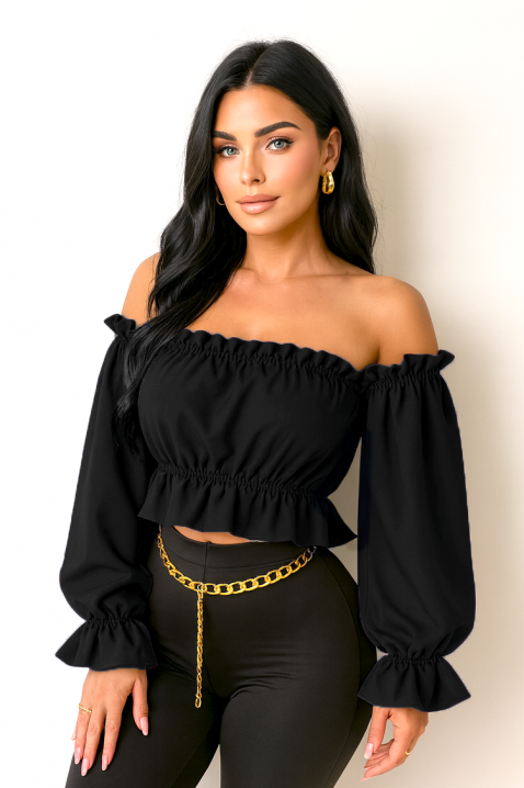 Ženska bluza BLUZERA BLACK, Boja: crna, IVET.HR - MODERNA ODJEĆA