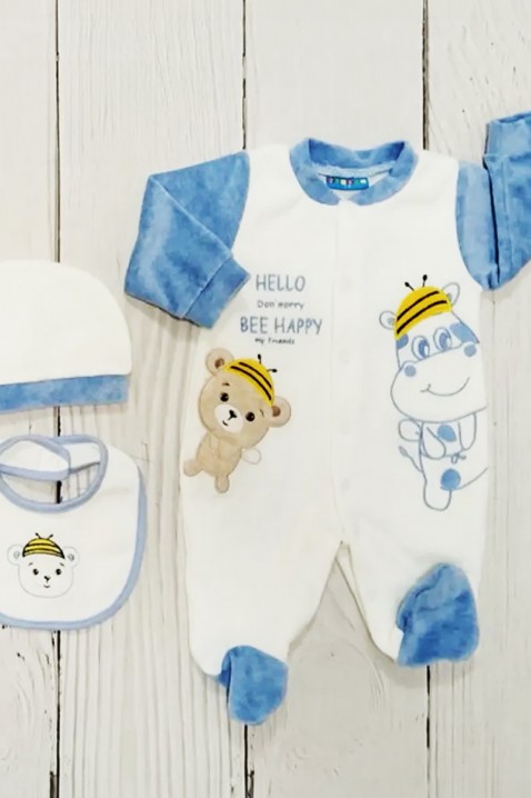 Komplet za bebe MUKINI BLUE, Boja: plava, IVET.HR - MODERNA ODJEĆA