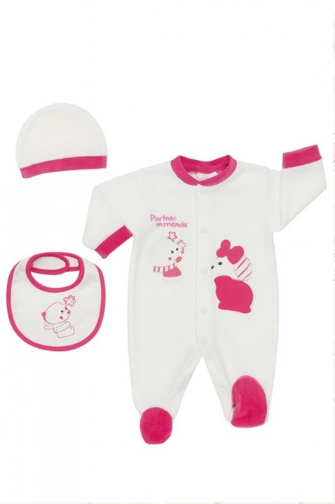 Komplet za bebe BEBELAND WHITE, Boja: bijela, IVET.HR - MODERNA ODJEĆA