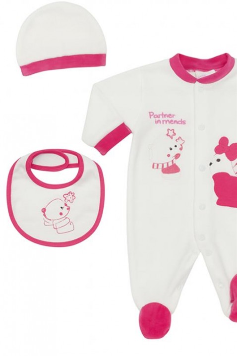 Komplet za bebe BEBELAND WHITE, Boja: bijela, IVET.HR - MODERNA ODJEĆA