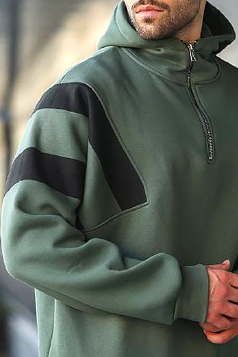Muška dukserica PEFIZO KHAKI, Boja: kaki, IVET.HR - MODERNA ODJEĆA