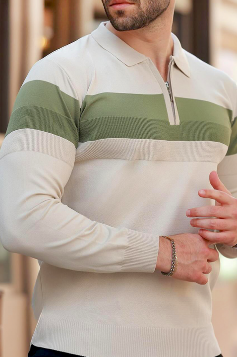 Muška bluza BERTOLO ECRU, Boja: drap, IVET.HR - MODERNA ODJEĆA