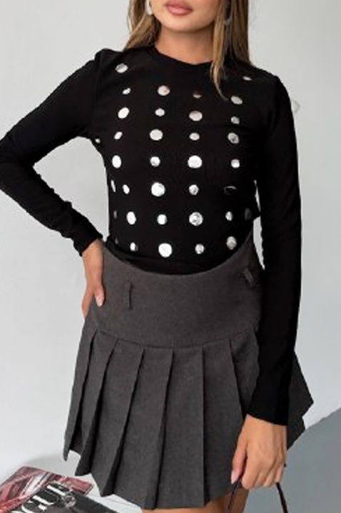 Ženska bluza BLAZDANA BLACK, Boja: crna, IVET.HR - MODERNA ODJEĆA