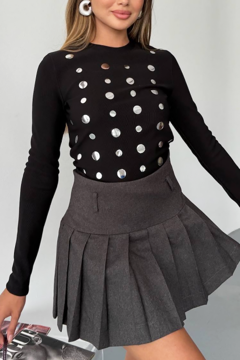 Ženska bluza BLAZDANA BLACK, Boja: crna, IVET.HR - MODERNA ODJEĆA