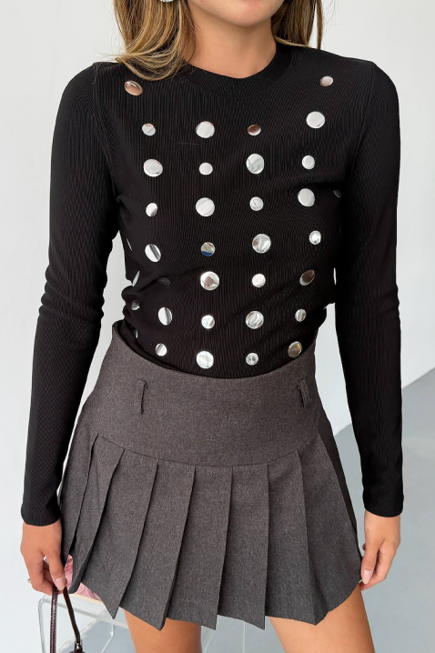 Ženska bluza BLAZDANA BLACK, Boja: crna, IVET.HR - MODERNA ODJEĆA