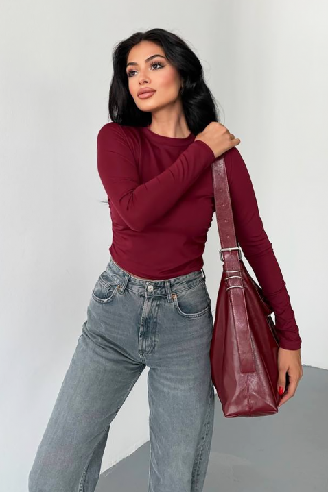Ženska bluza GLAVONZA BORDO, Boja: bordo, IVET.HR - MODERNA ODJEĆA