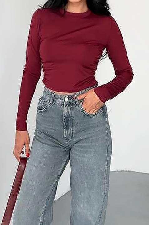 Ženska bluza GLAVONZA BORDO, Boja: bordo, IVET.HR - MODERNA ODJEĆA