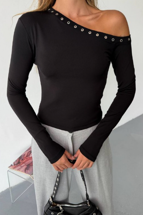 Ženska bluza LAVINDA BLACK, Boja: crna, IVET.HR - MODERNA ODJEĆA