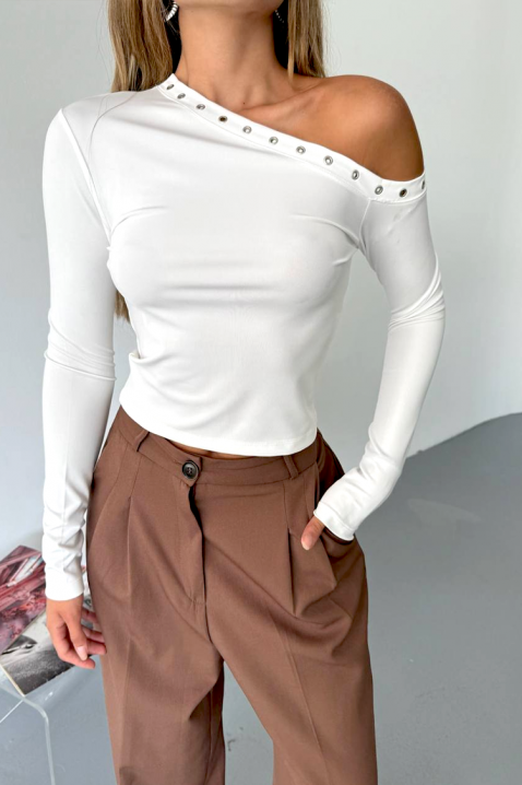 Ženska bluza LAVINDA WHITE, Boja: bijela, IVET.HR - MODERNA ODJEĆA