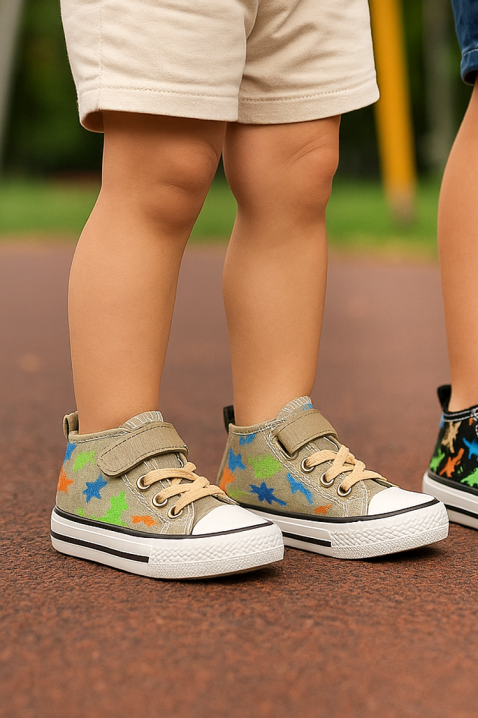Dječje tenisice DINOSTEP KHAKI, Boja: kaki, IVET.HR - MODERNA ODJEĆA